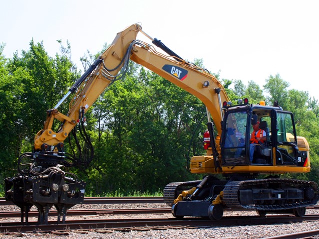 CAT 312 Hi-Rail Excavator
