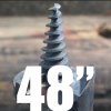 Carbide Auger Bits, 48" Length